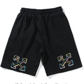 OFF-WHITE Brush Arrows Raw-Cut Shorts